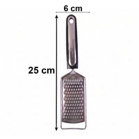 Size guide for stainless steel cheese grater