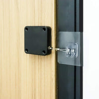 Sleek automatic sensor door closer in black, ready for easy installation.