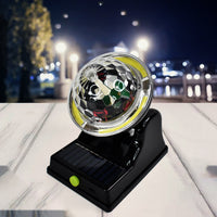 USB charge option for the solar multifunction party disco light