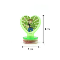Cute cartoon heart stamps in a set, great for classroom motivation.