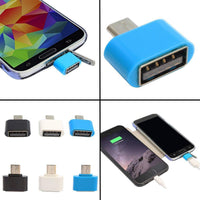 PHOBIA USB OTG adapter showcasing its compatibility with Android devices and USB 2.0.