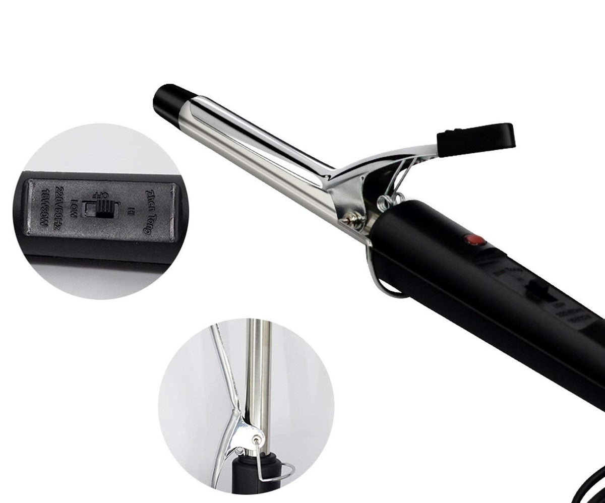 Hair Curling Iron creating perfect, bouncy curls.