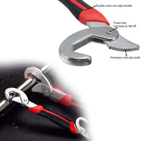 The 2-piece BoltForce adjustable wrench set displayed neatly on a white background.