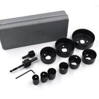 The BoltForce 12-piece hole saw kit, perfect for a range of woodworking projects.