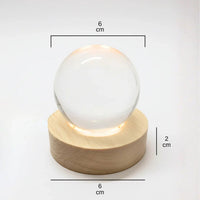Religious gift crystal night lamp with detailed Lakshmi engraving