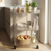 Sturdy 3-layer storage trolley designed to maximize space and organization
