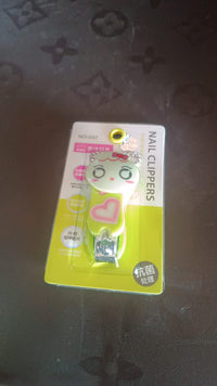 Cartoon-themed nail trimmer for kids, compact and portable
