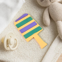 Silicone Candy Shape Baby Teether showing soft BPA-free silicone texture