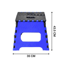 Easy-to-use foldable step stool, helping reach high shelves and cabinets.