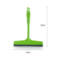 Action shot of the Ganesh Kitchen Wiper effectively drying a wet kitchen slab.