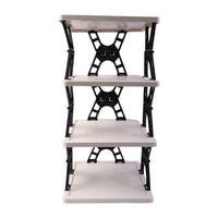 space saving 4 tier rack organizer