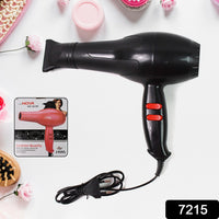 Professional hair dryer with nozzle, ready for salon-quality styling.