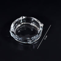 Stylish decorative crystal ashtray, enhancing modern home decor aesthetics.