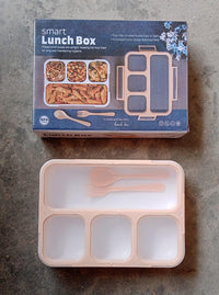 Multi-compartment leak-proof lunch box ideal for school and office