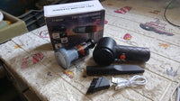 Car Vacuum Cleaner shown from an angle, highlighting its ergonomic design and wireless capability.