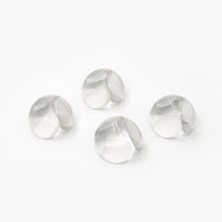 Effective clear corner protectors on a table edge, pack of 4.