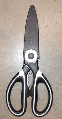 Angled view of the Multi-Function Kitchen Scissor showcasing its ergonomic design.