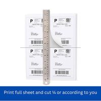 Stack of 100 Oddy A4 full-page self-adhesive label sheets