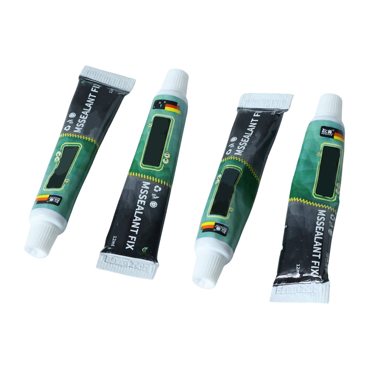 Four 12 ML tubes of strong bonding instant sealant adhesive