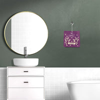 Decorative Gardenia air freshener pouch enhancing room freshness.