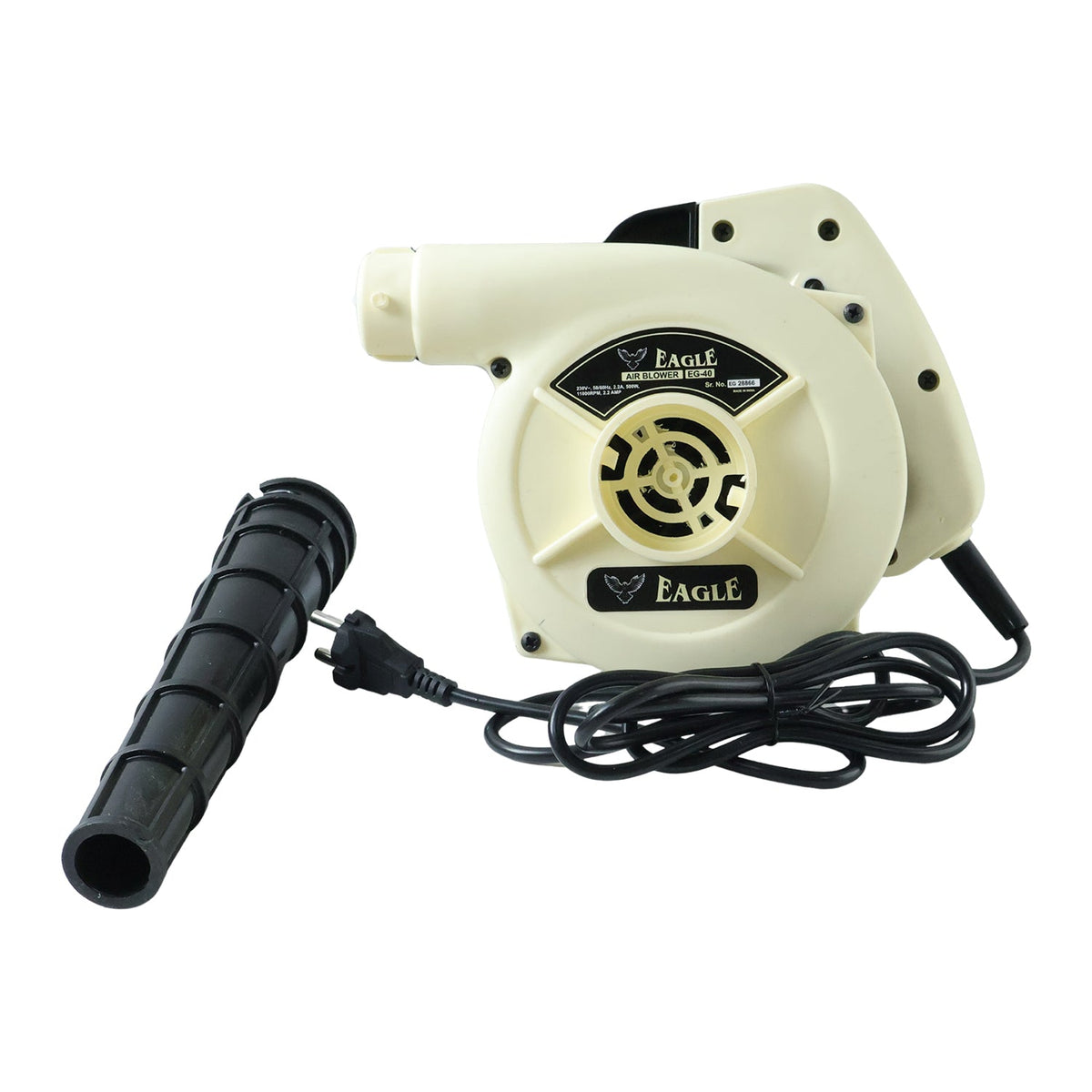 Portable electric dust blower in compact design