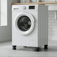 Packaged set of four anti-vibration pads for washing machines and dryers