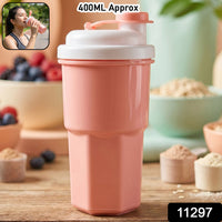 leakproof flip lid shaker bottle for health drinks home & kitchen