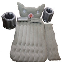 Inflatable car air mattress providing comfortable sleeping space in vehicle