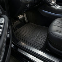 Easy-to-clean waterproof rubber floor mats for cars and SUVs