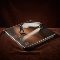 Stainless Steel 2 in 1 Cutting and Chopping Board with Knife for Kitchen (1 Pc) view 3