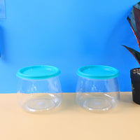 Transparent sealed storage container for keeping dry spices and snacks fresh