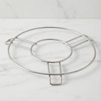 Metal cooking stand ideal for supporting pressure cookers securely