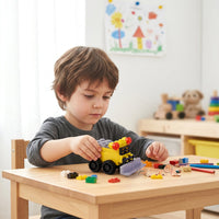 Kids pencil sharpener toy with construction bulldozer design