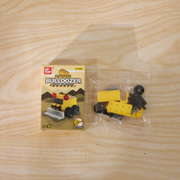 Durable plastic bulldozer sharpener toy for kids' stationery