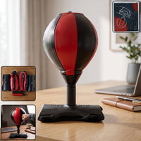 Indoor inflatable punching bag for boxing and fitness training