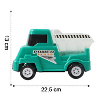 Kids construction vehicle toy with smooth rolling wheels