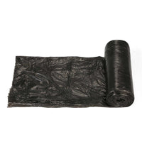 Pack of 30 eco-friendly garbage bags stacked neatly