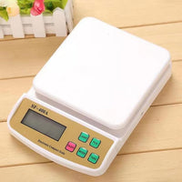 Square battery operated digital kitchen scale