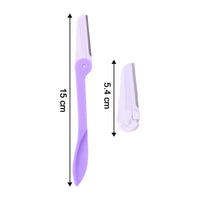 Eyebrow trimmer tool showing fine facial hair removal capabilities