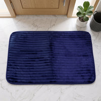 Soft absorbent carpet mat for shower and washbasin areas