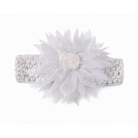 Lightweight floral headband suitable for newborns and toddlers