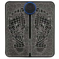 Foot EMS Pulse Massage Pad showing printed electrodes for comfort