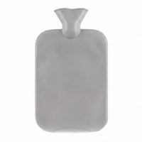 Small hot water bottle on white background