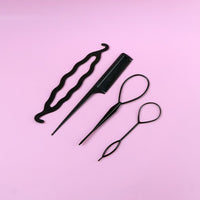 Hair styling accessory set for DIY hairdos