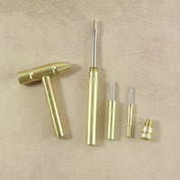 Multi-function hammer tool equipped with various screwdriver tips for home projects