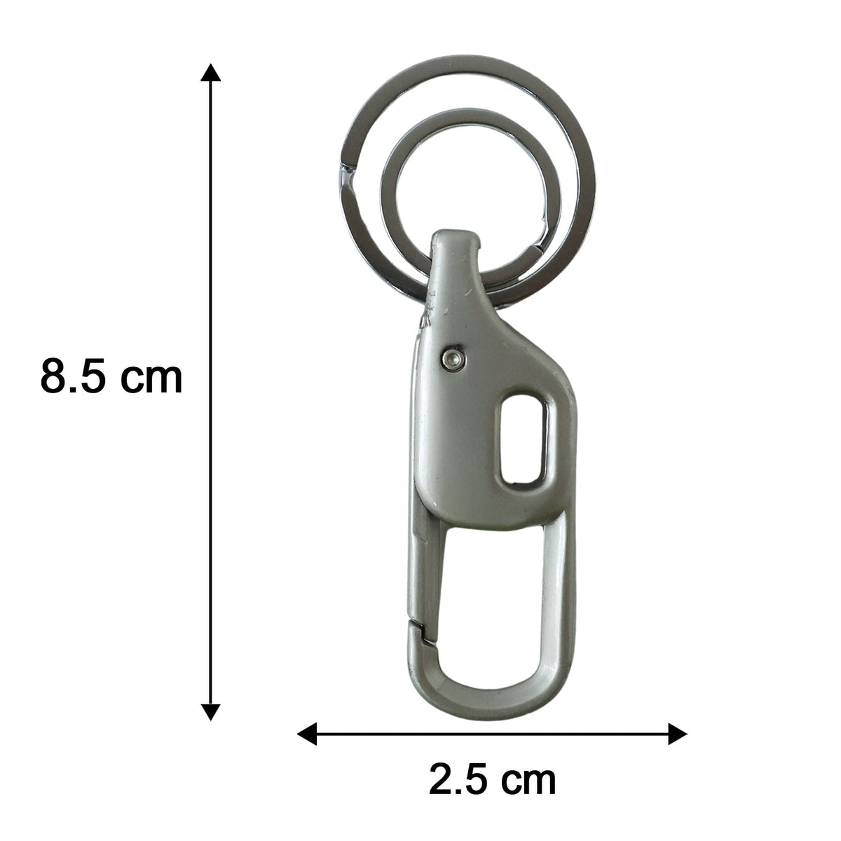 Multiple images displaying different angles of metal key holder