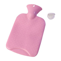 Rubber hot water bag cap detail