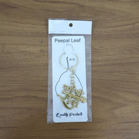 Decorative Jai Shree Ram devotional metal keychain