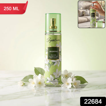 Floral jasmine air freshener spray for car and home