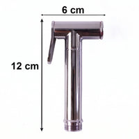 Bathroom with installed brass Shattaf health faucet